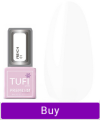 Гель-лак TUFI profi PREMIUM French 01 White 8мл (0102537)